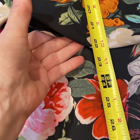 INC (International Concepts) floral blouson top - Picture 6 of 10